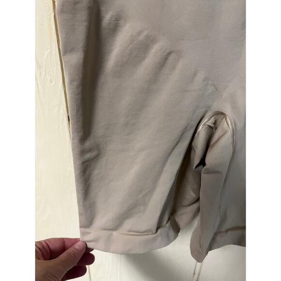 X-Large Maidenform Shaper Shapewear Seamless Shaping Fleexees Open Bust Tan XL - Picture 6 of 9